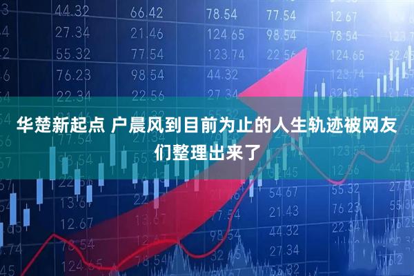 华楚新起点 户晨风到目前为止的人生轨迹被网友们整理出来了