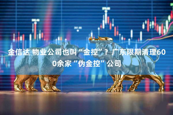 金信达 物业公司也叫“金控”？广东限期清理600余家“伪金控”公司