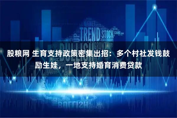 股粮网 生育支持政策密集出招：多个村社发钱鼓励生娃，一地支持婚育消费贷款